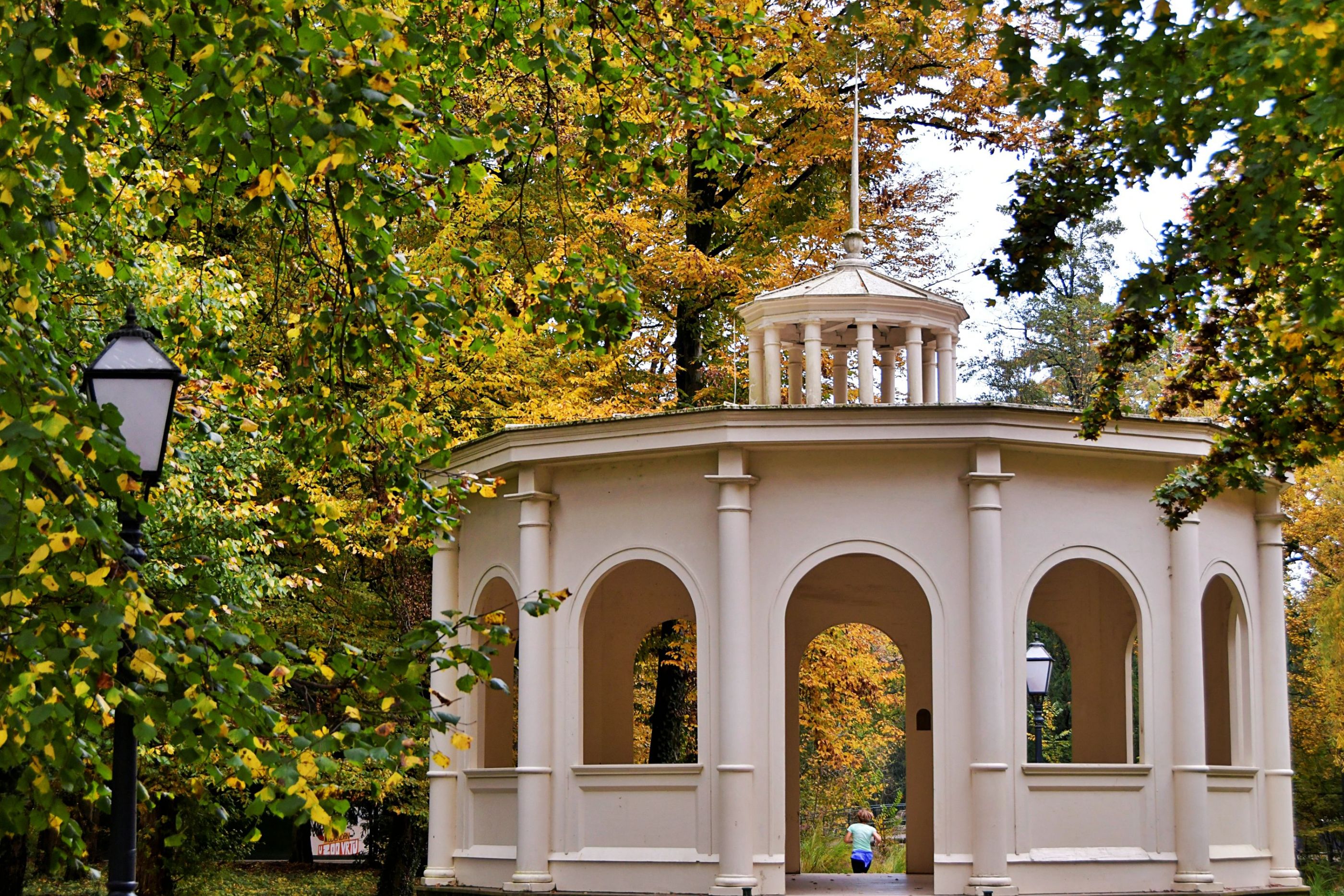 White pavilion (Zagreb,Croatia)